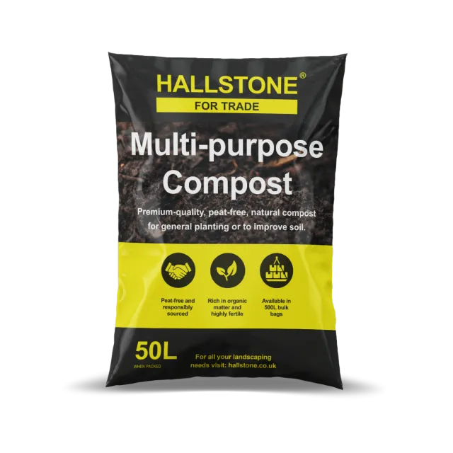Excellent value, premium-quality, fertile, peat-free, natural compost. Ideal for all general planting or use as a soil improver. The organic matter will blend into topsoil, adding nutrients and improving structure.