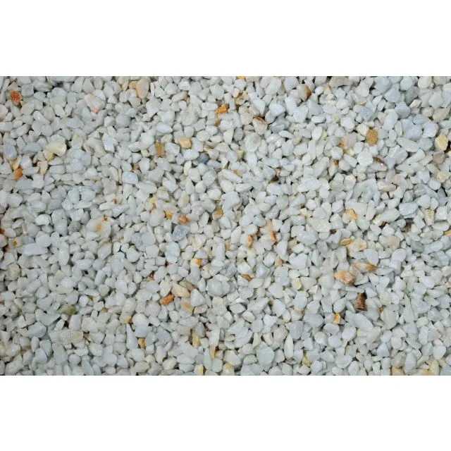 Hallstone White Marble Chippings 9-12mm Bulk Bag