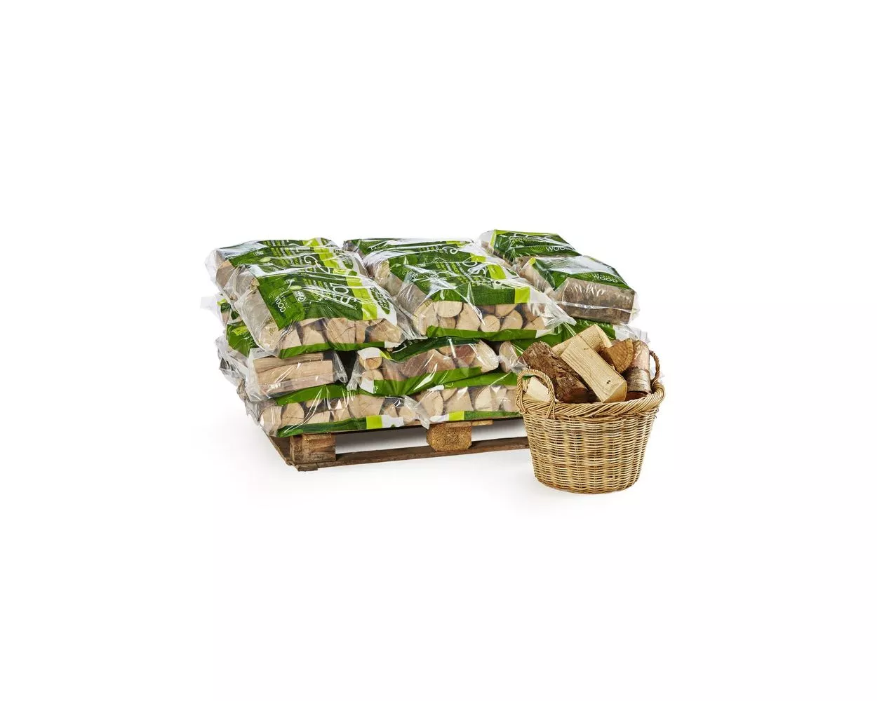 Kiln Dried Logs Firewood Small Bag Log size 25cm London Lawn Turf Company