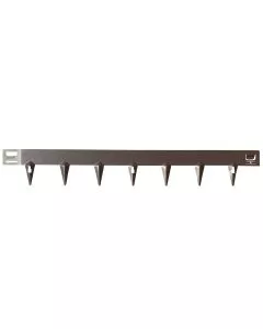 Galvanised Flexible Steel Edge in Brown (5lm)