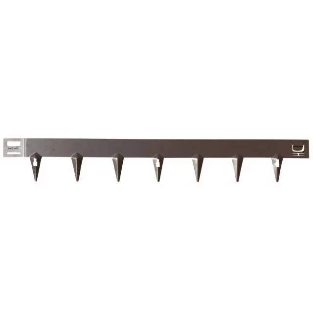 Galvanised Flexible Steel Edge in Brown (5lm)