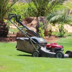 Burn calories whilst mowing your lawn